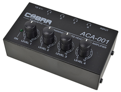 4 Channel Headphone Monitor by Cobra 